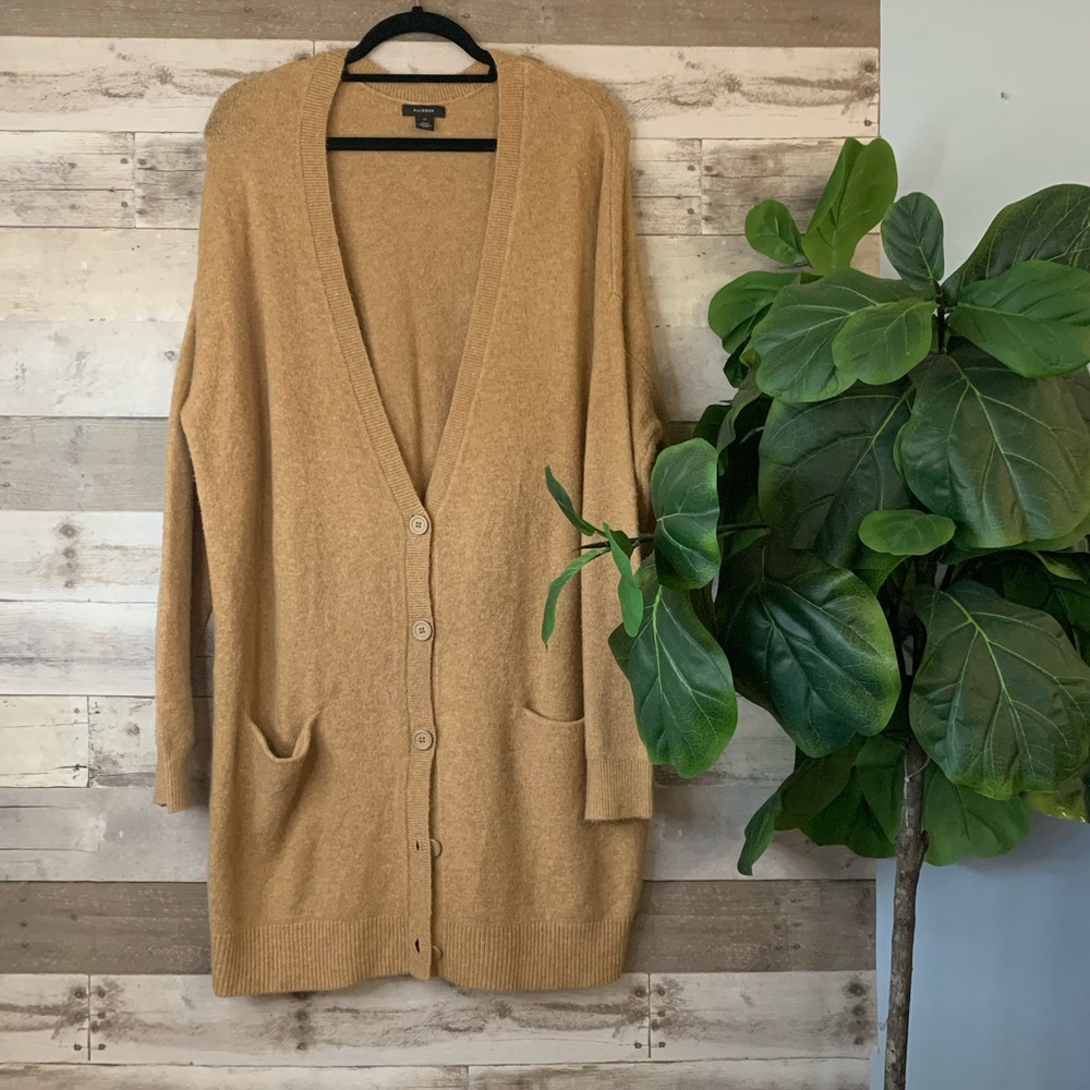 Halogen Long Sleeve Duster Button Cardigan XL